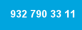 932 790 33 11 932 790 33 11